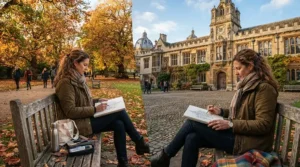 Sketching architecture outdoors using one of the best A4 sketchbooks for portable field work