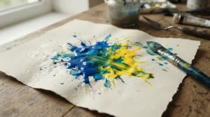 Creating colourful watercolour wash studies inside the best A4 sketchbooks with high gsm rating